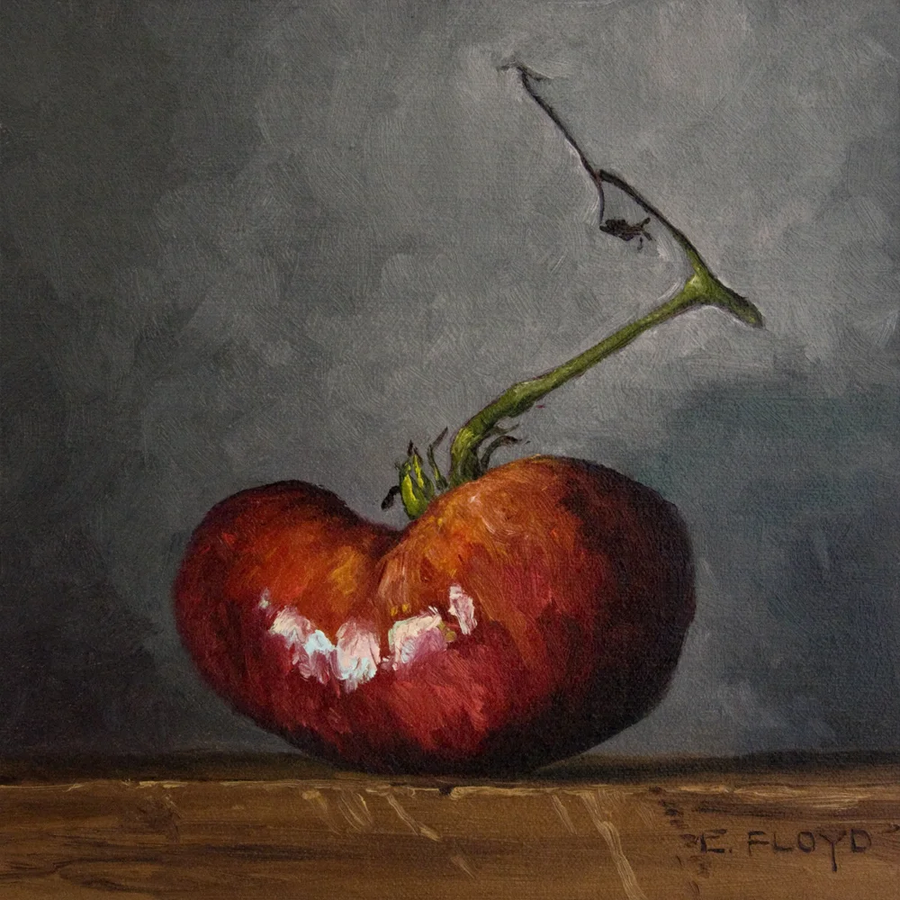 Heirloom Tomato #10, 8 x 8 inches