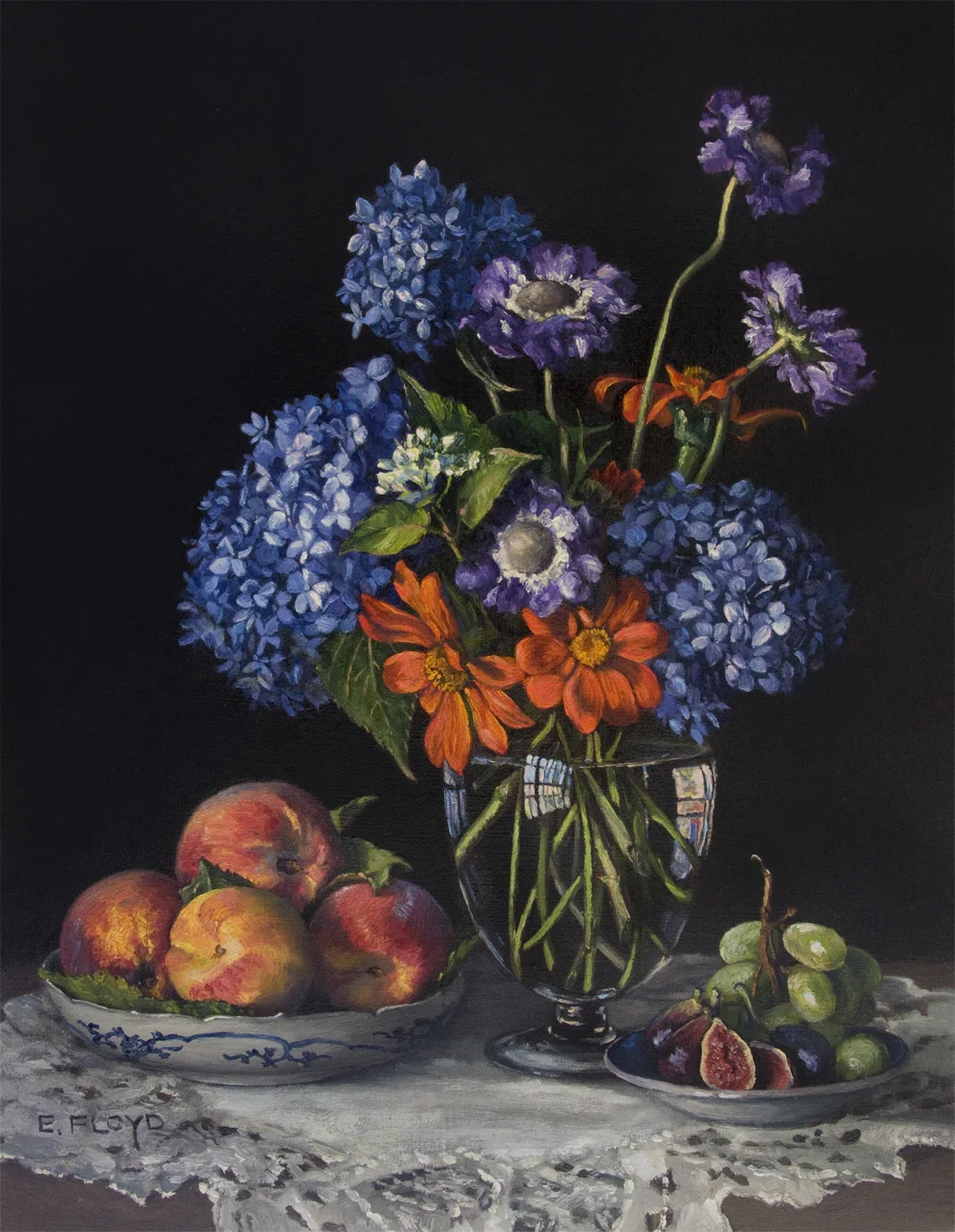 Ode to Fantin Latour, 18 x 14 inches