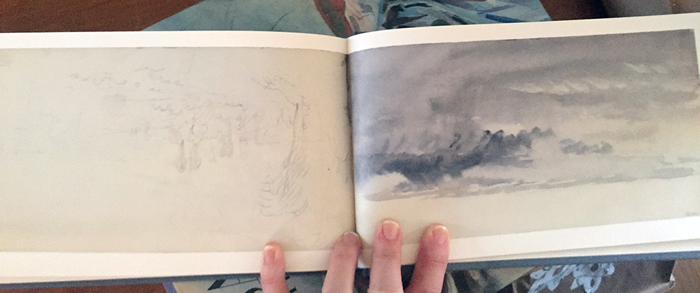   The “Skies” Sketchbook  by J.M.W. Turner 