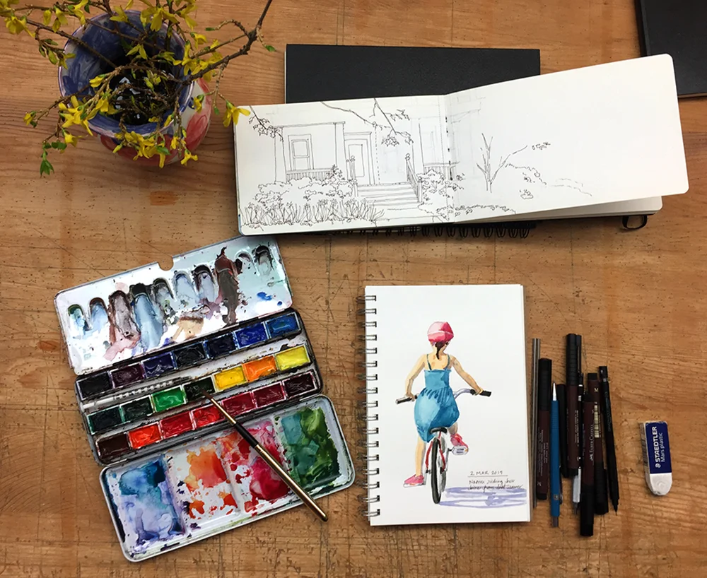 Top Three Things I Have Learned from the Make Art Everyday 2019 Project