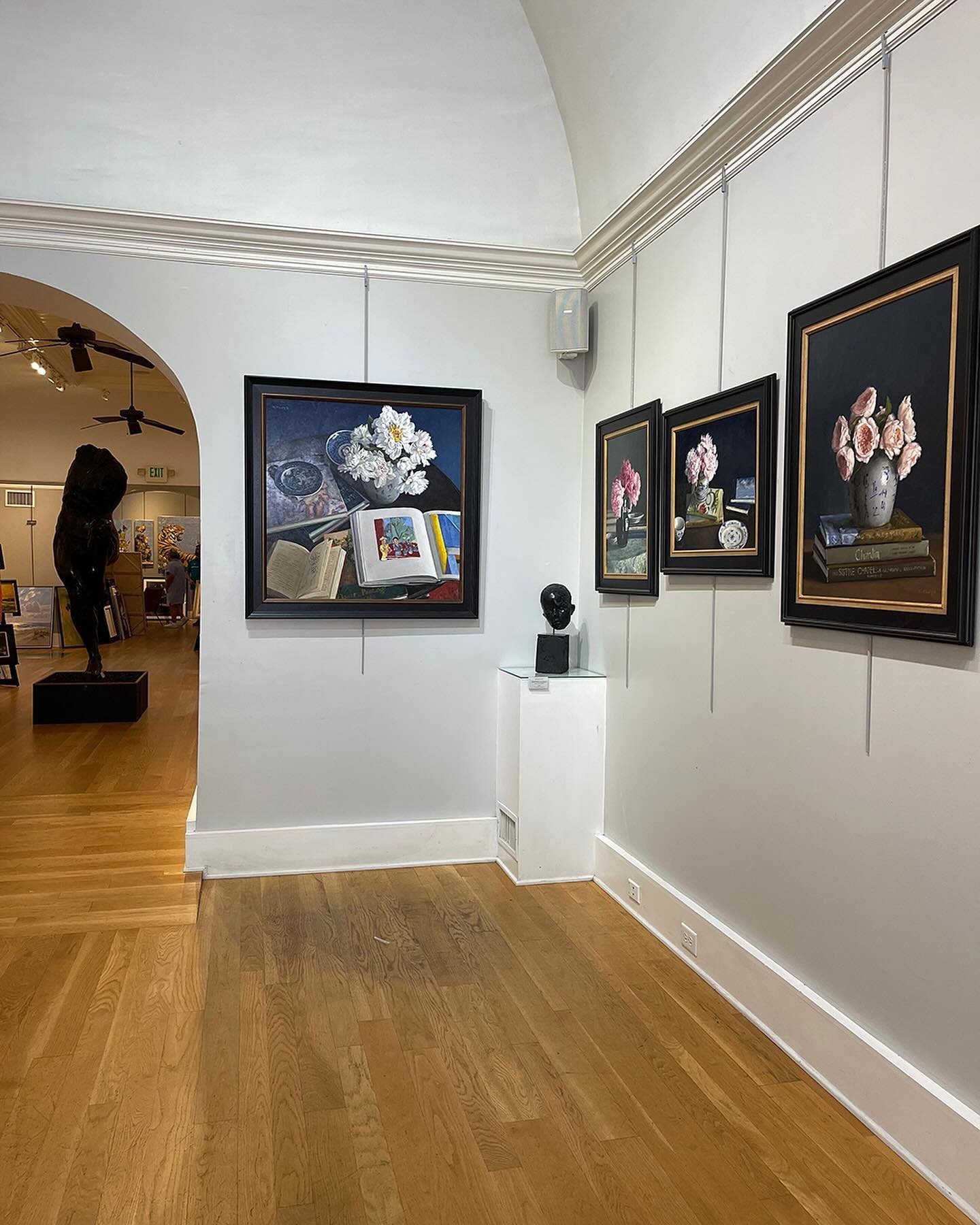 Install photo of MEMORIES in BLOOM my solo exhibition at&nbsp;@principle_charleston which opens tomorrow!⁠
⁠
Artist Talk on Saturday, May 4th at 11:30am⁠
⁠
Catalog available by emailing art@principlecharleston.com 

#memoriesinbloom #memoriesinbloome