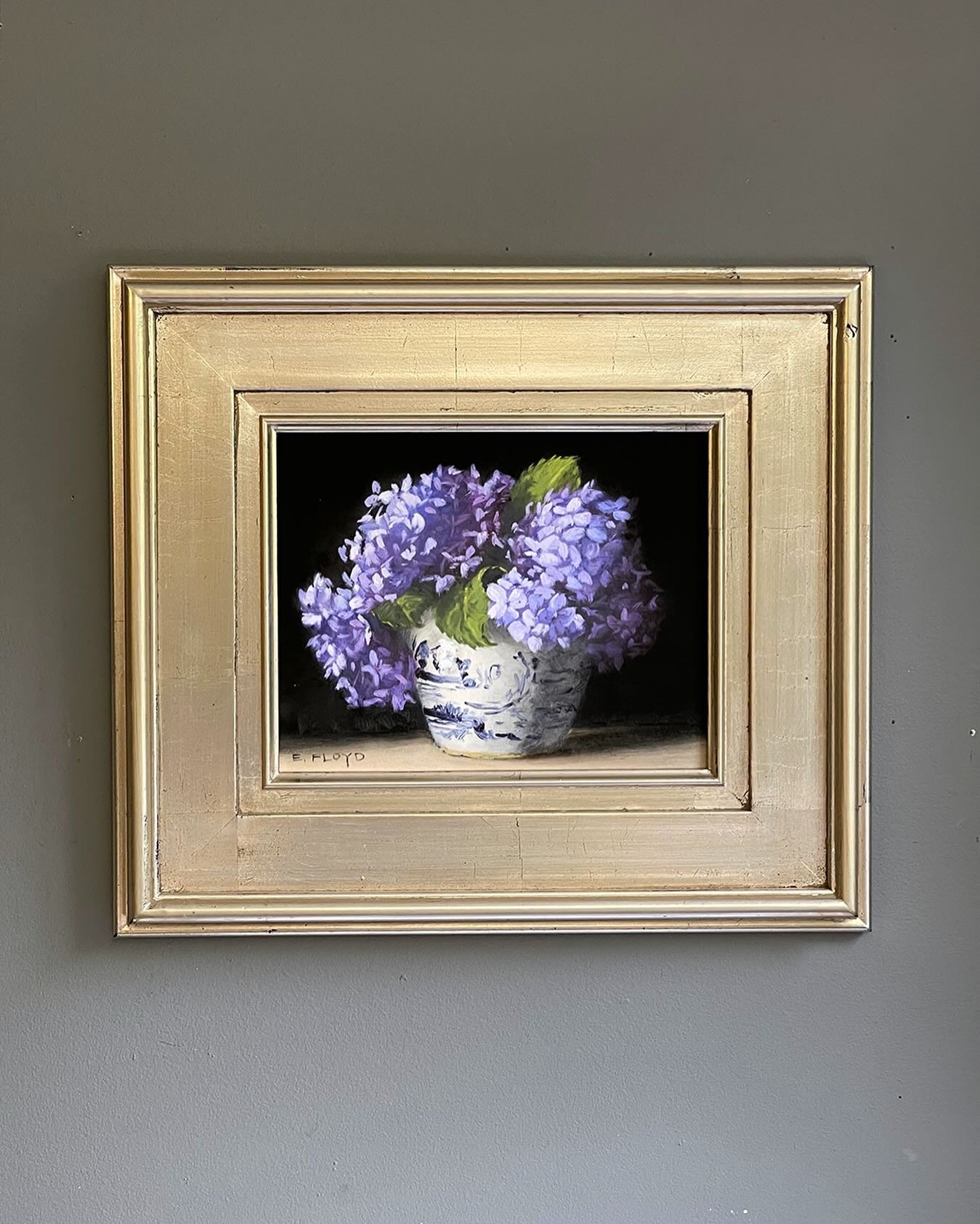 June&rsquo;s print! 💙⁠
⁠
&ldquo;Hydrangeas in Ginger Jar&rdquo; is now available as a fine art print.⁠
⁠
8&rdquo;x10&rdquo; print on 285gsm watercolor paper. Unframed. ⁠
⁠
I love hydrangeas, the lacey feeling of them, and in this print they just see