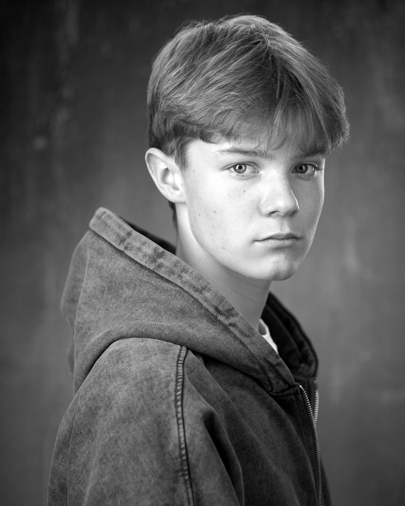 Thomas Connor actor headshot photographed in Glasgow following his role as Roger in BBC's Lord of the Flies.