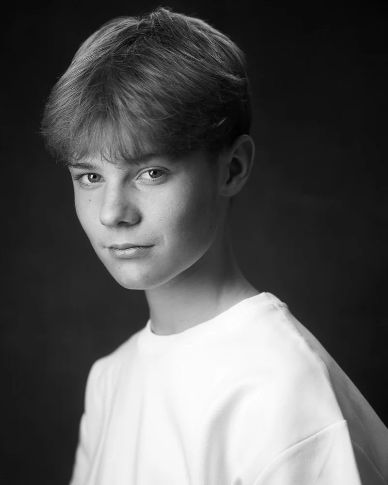 Thomas Connor actor headshot photographed in Glasgow following his role as Roger in BBC's Lord of the Flies