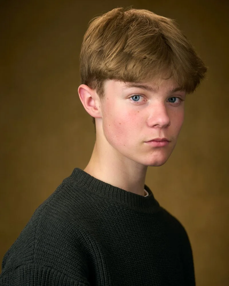 Thomas Connor actor headshot photographed in Glasgow following his role as Roger in BBC's Lord of the Flies.