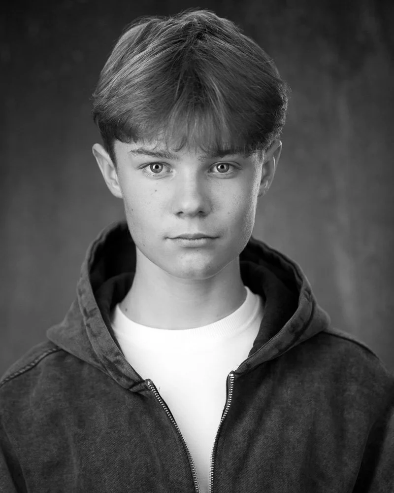 Thomas Connor actor headshot photographed in Glasgow following his role as Roger in BBC's Lord of the Flies