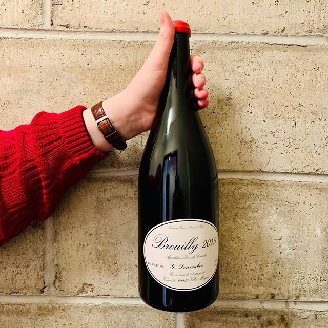 Next stop on our tour of the Crus of Beaujolais is this beauty from Brouilly, elegantly crafted by Georges Descombes! We&rsquo;ll be pouring this lively, well-balanced wine tonight for $15 a glass. Come stop by!