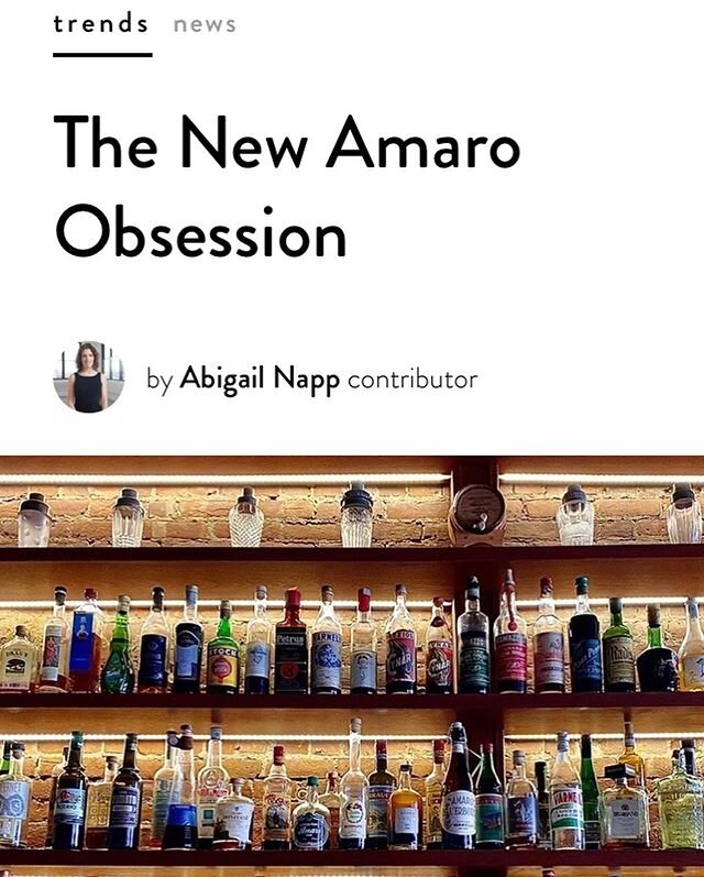 Our love affair with Amari is no secret, but we&rsquo;re glad to hear that we&rsquo;re not alone! Thanks @lacucinaitaliana for listing us as one of the best places to enjoy Amari in NYC! 
#pastapeople #amarooramore