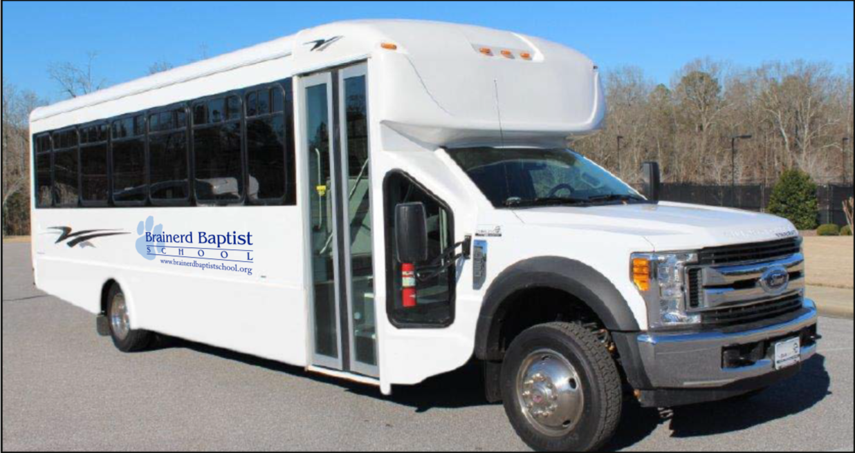 Here is our new bus that will be delivered in the next week.