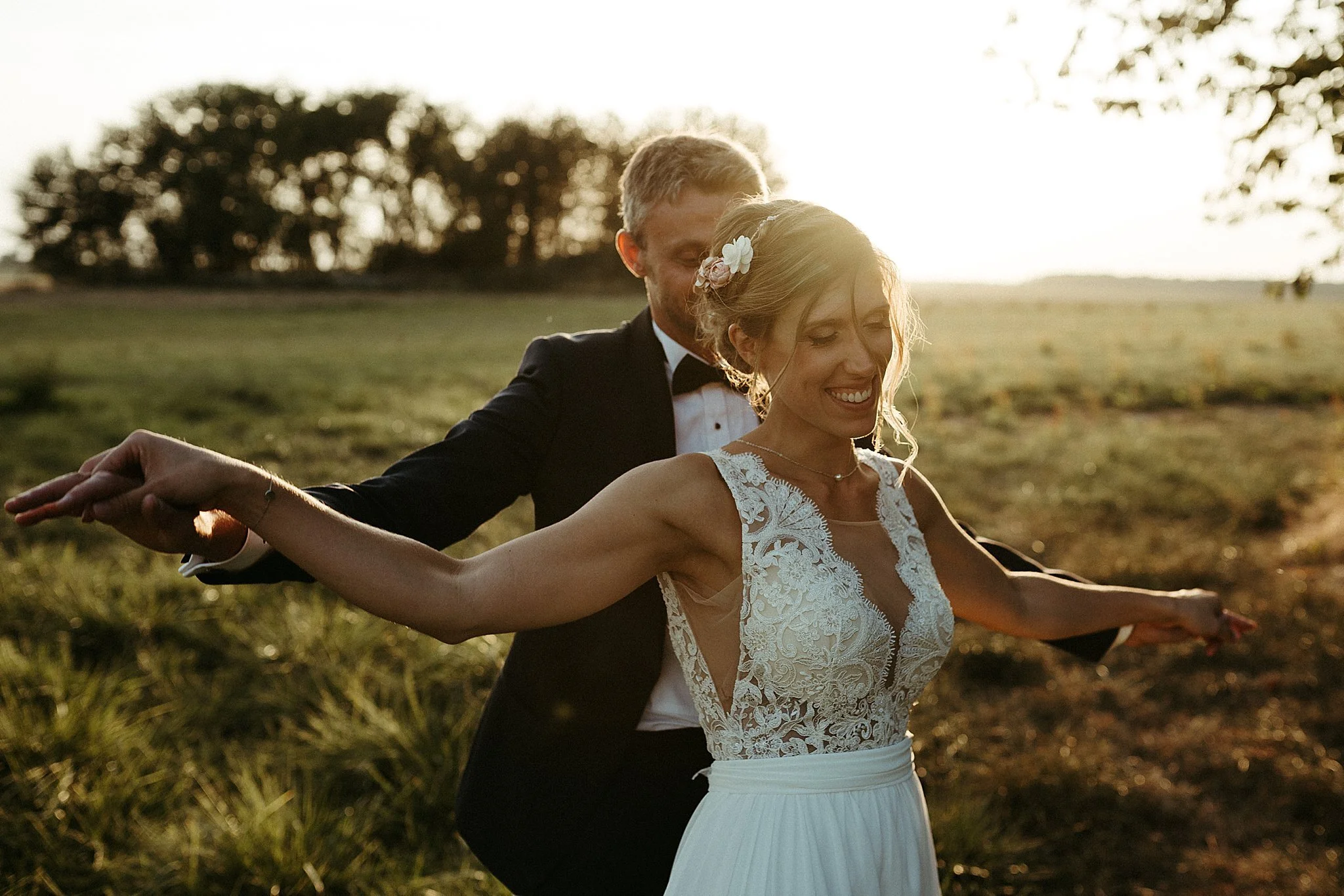 Mariage rock et bohème en région parisienne