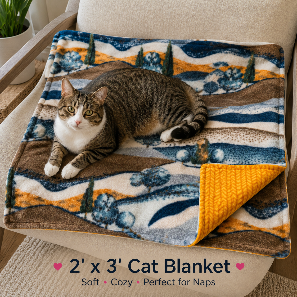 Hills Cat Blanket