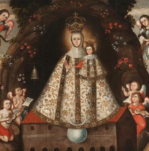 Robert Simon_Peruvian Virgen de Loreto framed pro.JPG