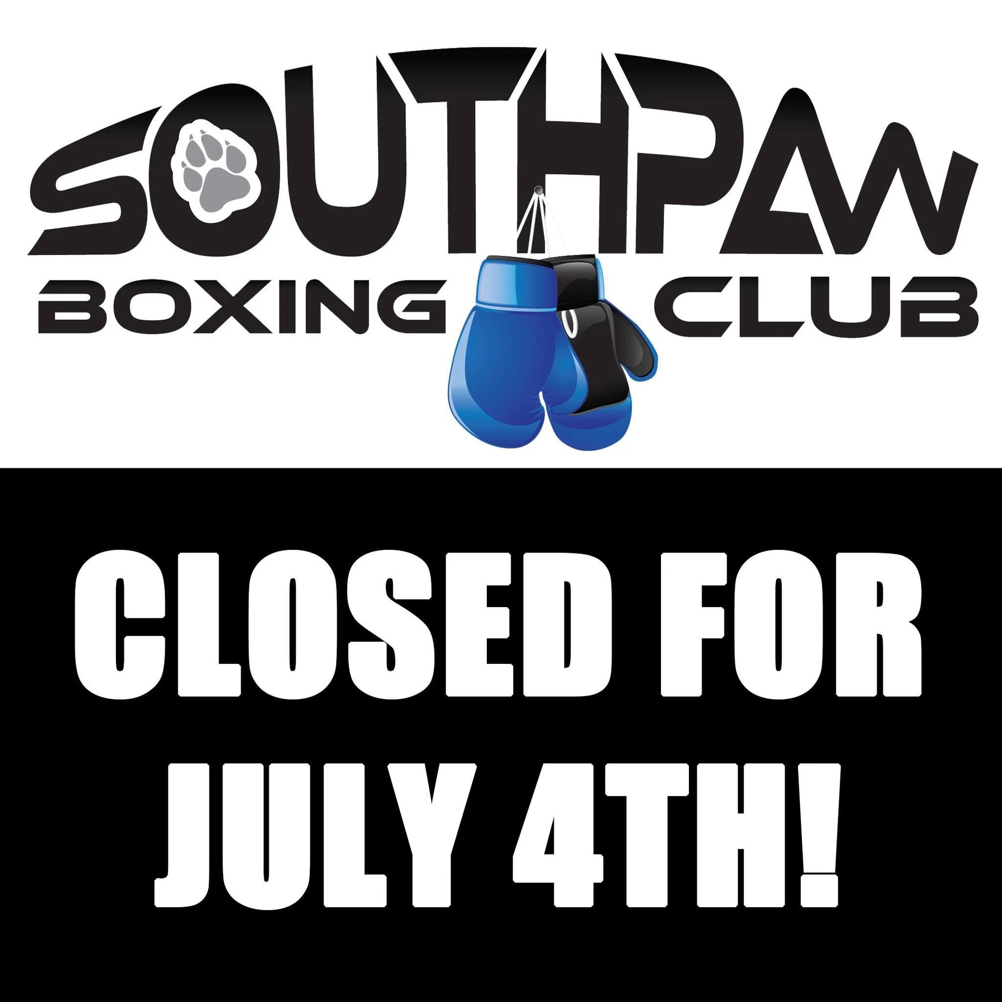 CLOSED FOR JULY 4TH!! See you guys on Saturday for classes!