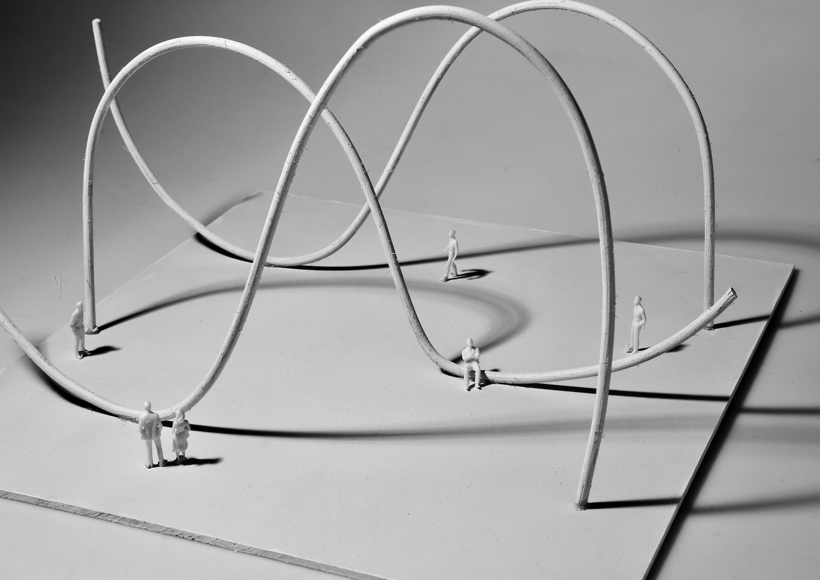  The focus of my work aims to discover new insights into the imaginary space of the miniature through Architectural model making. The work explores how the fusion of textiles and geometry within architecture transforms the aesthetic and structural el