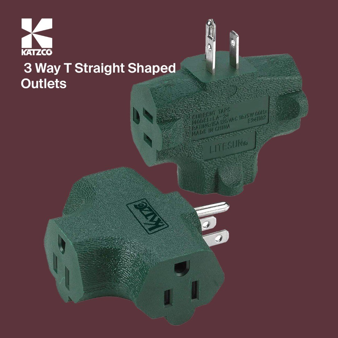3 Way T Straight Shaped Outlets