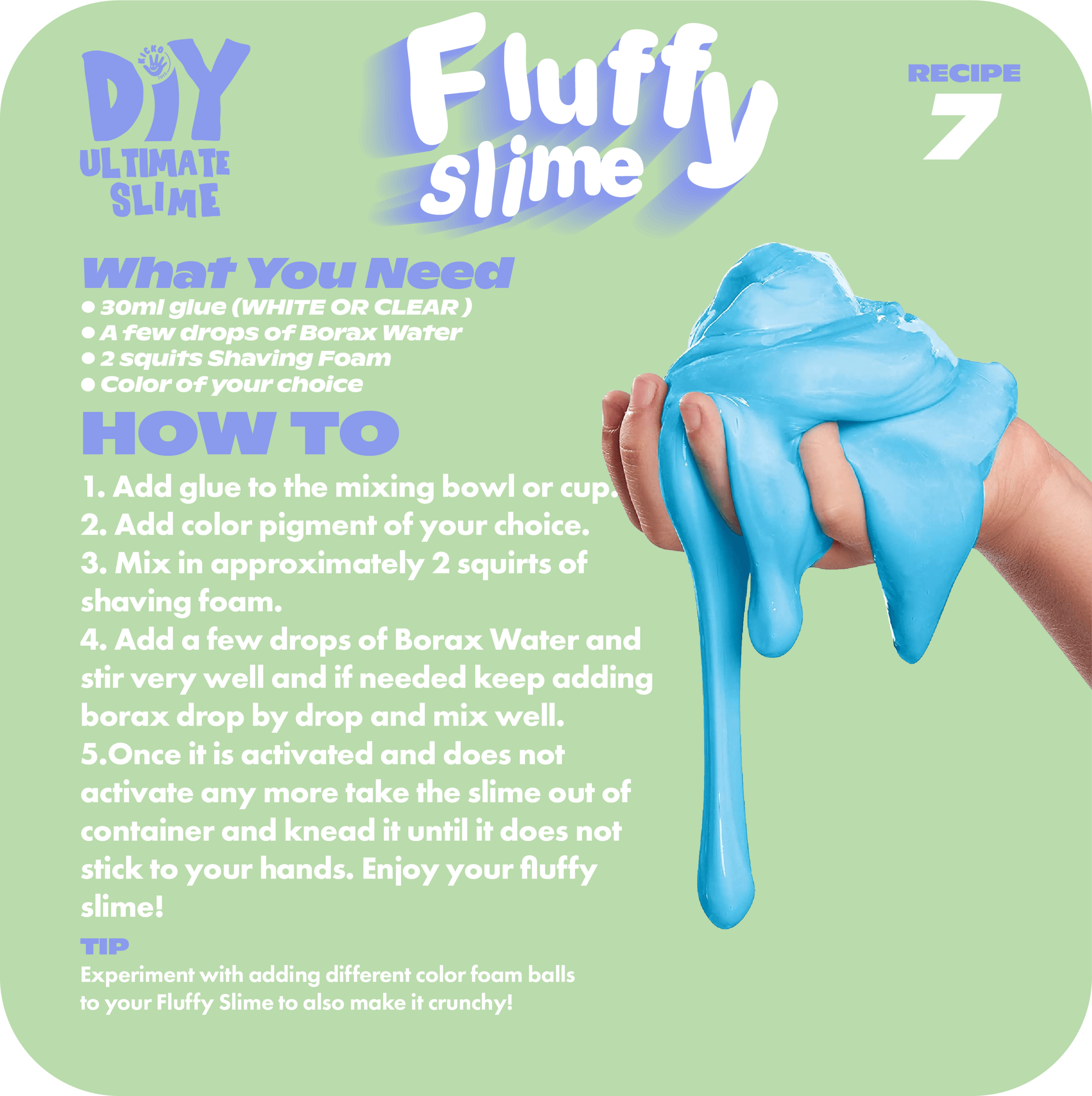 DIY Foam Slime