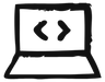 1 page squarespace website laptop code icon.png