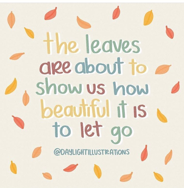 What do you need to let go of right now? 🍂

I love autumn / it&rsquo;s my favourite season. Autumn for me is about shedding, releasing and surrendering to shifts and transitions. Plus the cosy blankets and candles and colours 😍🐿🍁

In fact I think