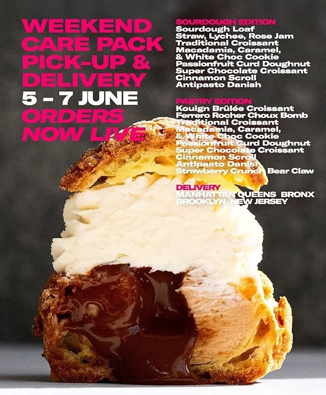 🚨Care Packs are live🚨(link in bio) 15% of all sales is going to @blklivesmatter -  Delivery in Manhattan, Brooklyn, Queens (Fri-Sun), New Jersey &amp; Bronx (Sunday only). The menu for this week is in the pic (maybe this will become a thing, maybe 