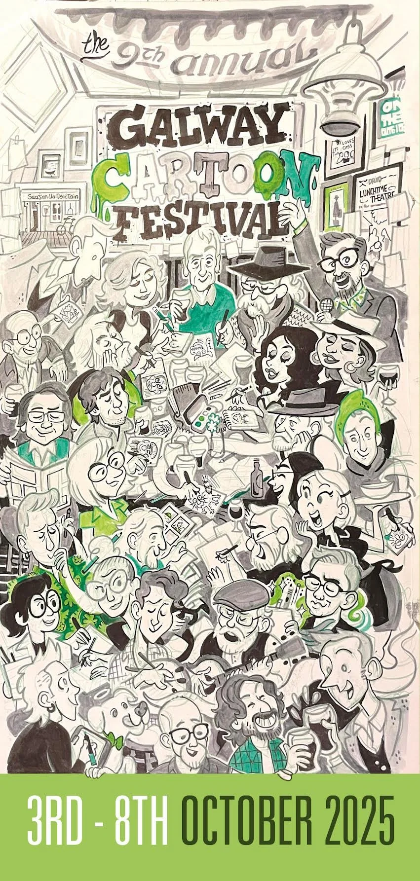 Galway Cartoon Festival : Freedom  Wall