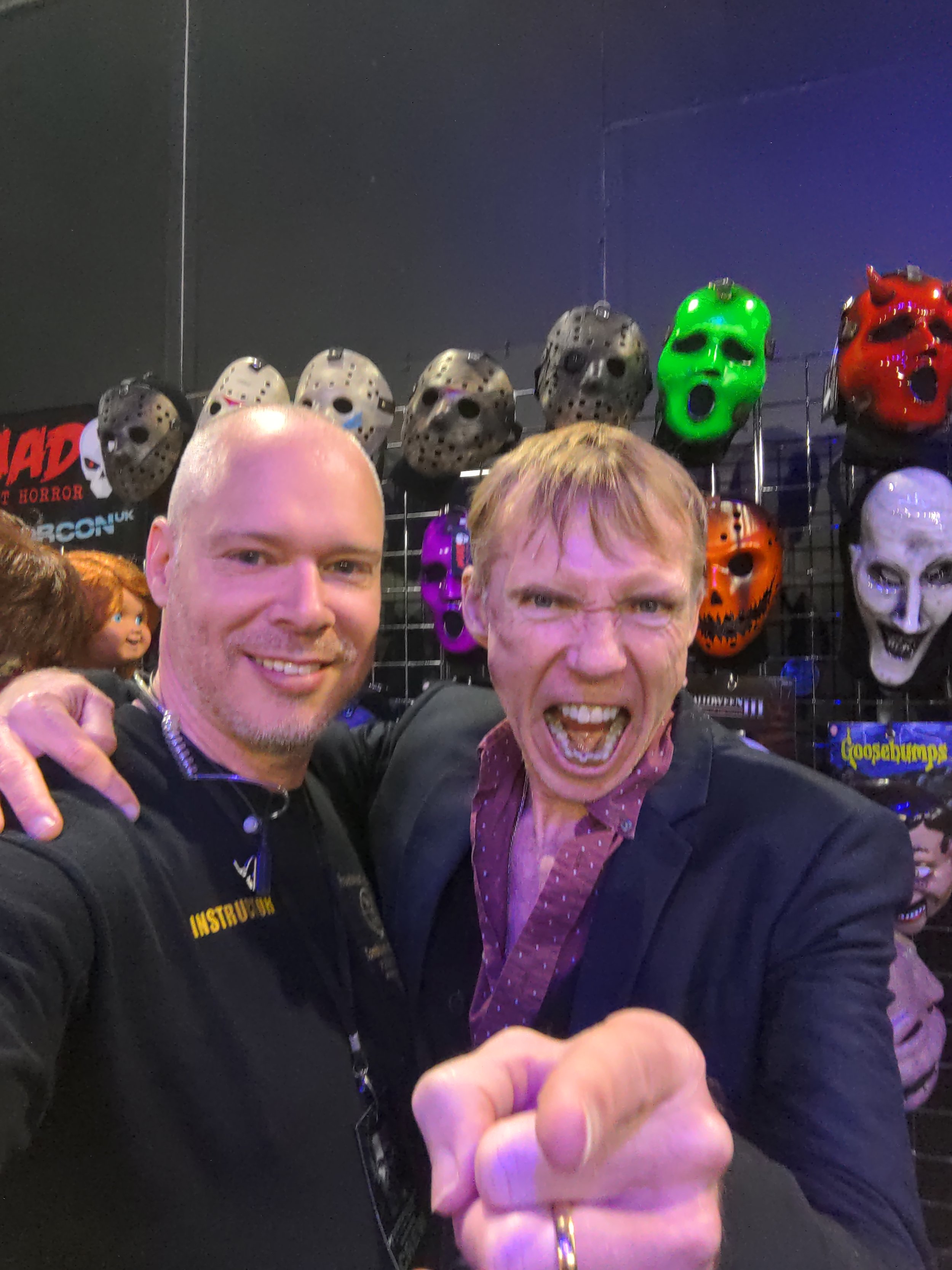 With Richard Brake (Game of Thrones, The Night King)
