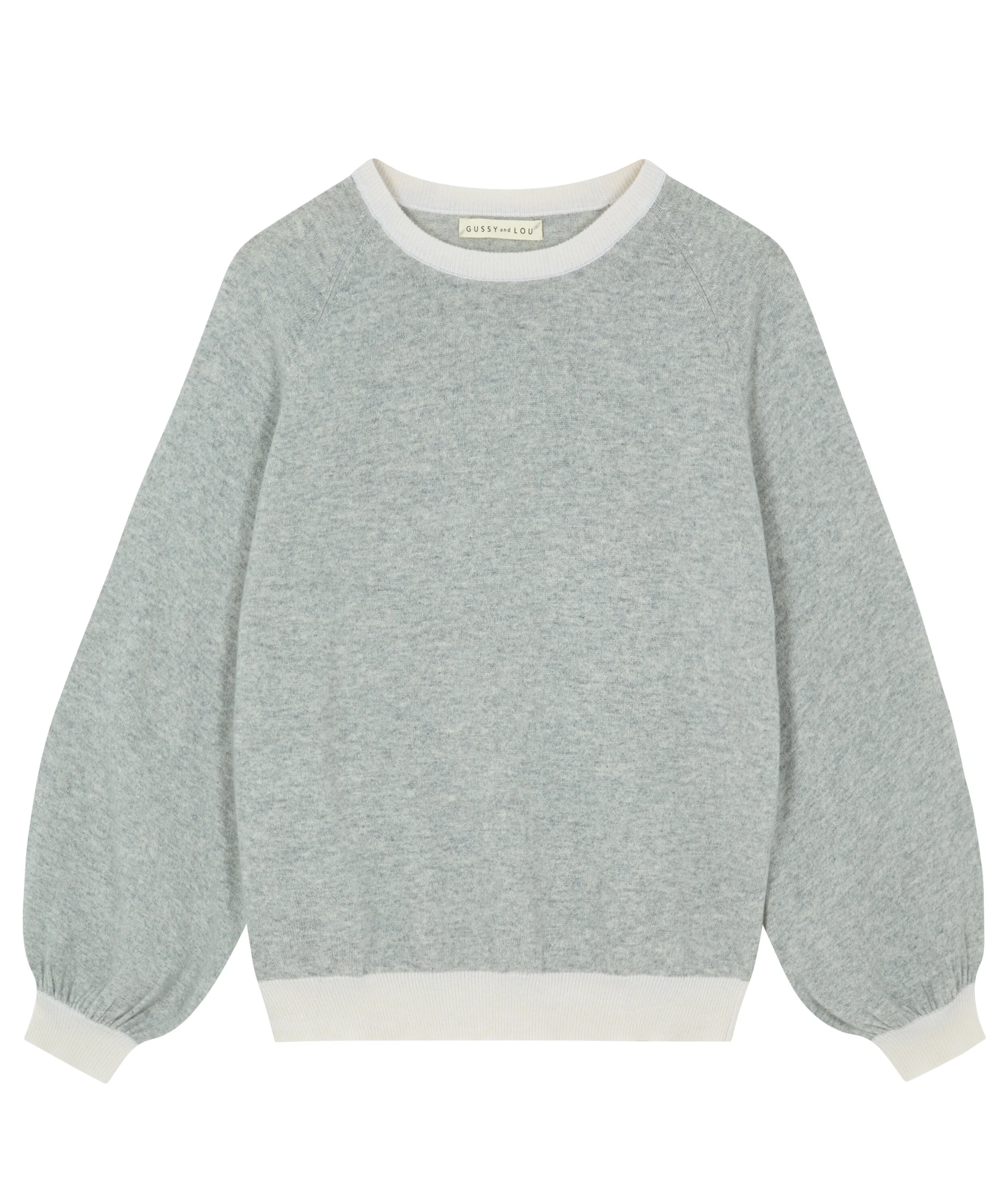 balloon sleeve jumper black