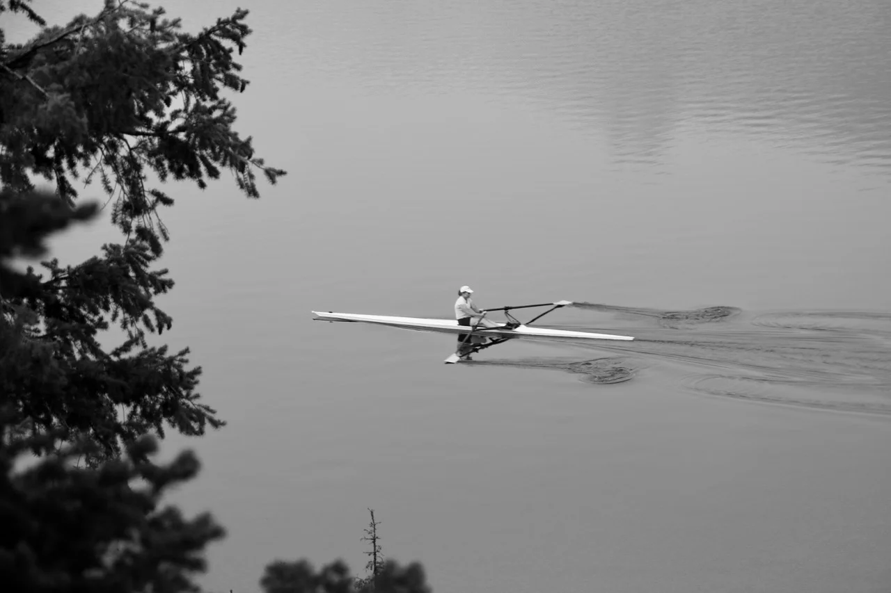 Early Morning Paddle - Grand Teton