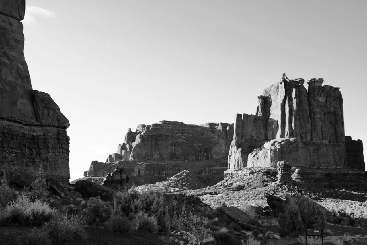Sun Rise on Courthouse Wash - Arches