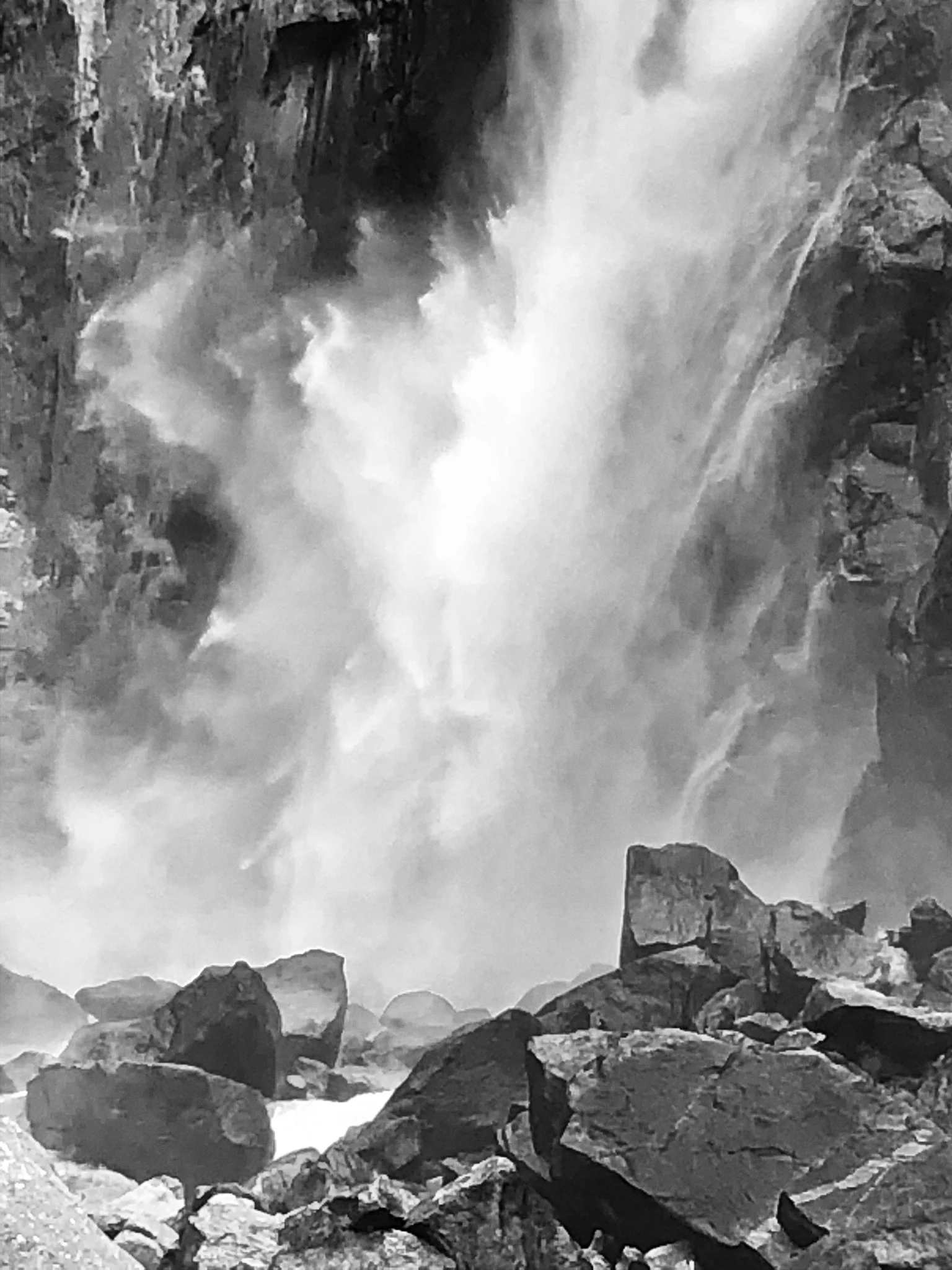 Bottom of Yosemite Falls - Yosemite