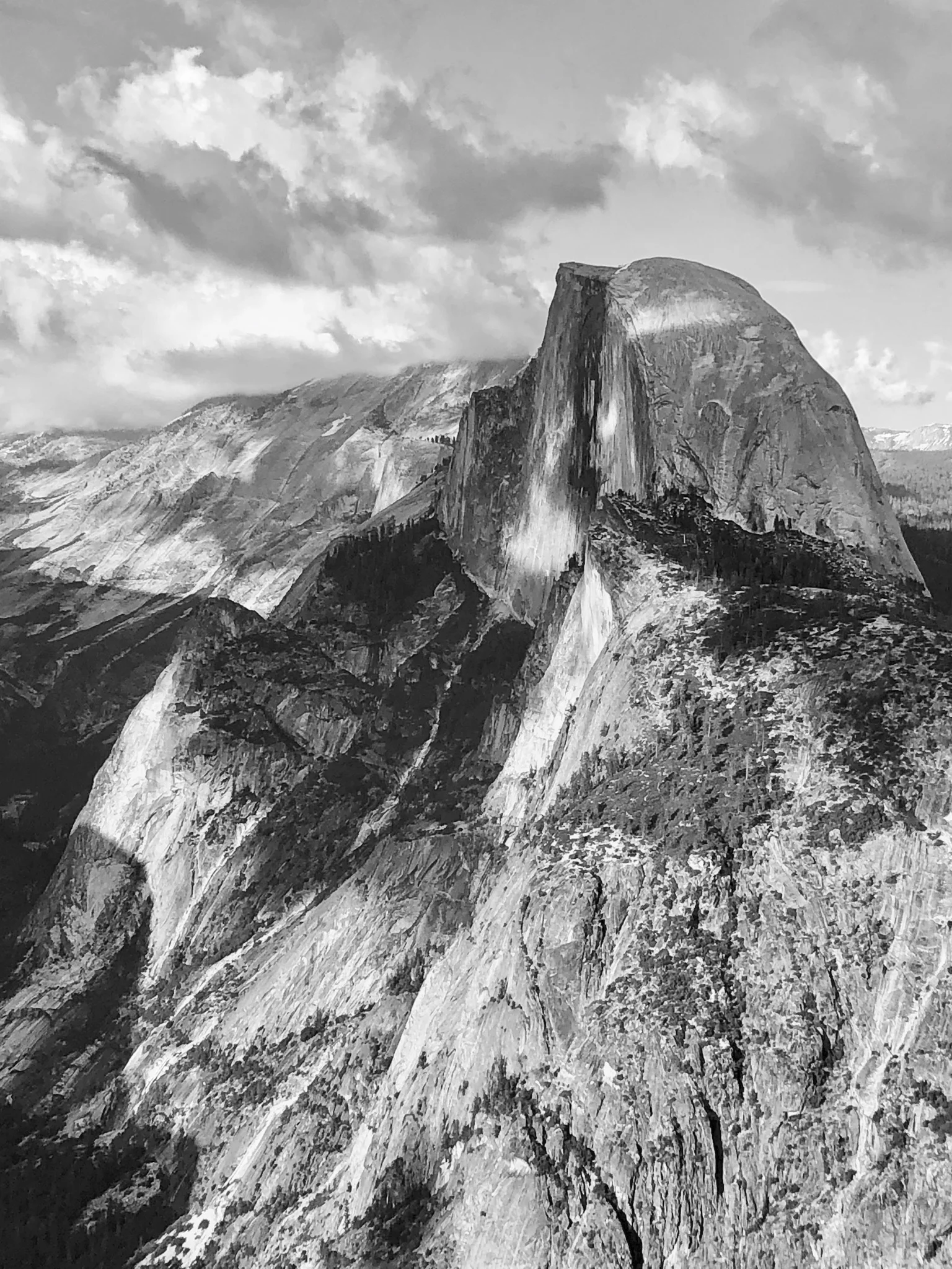 Half Dome from Glacier Point -Yosemite