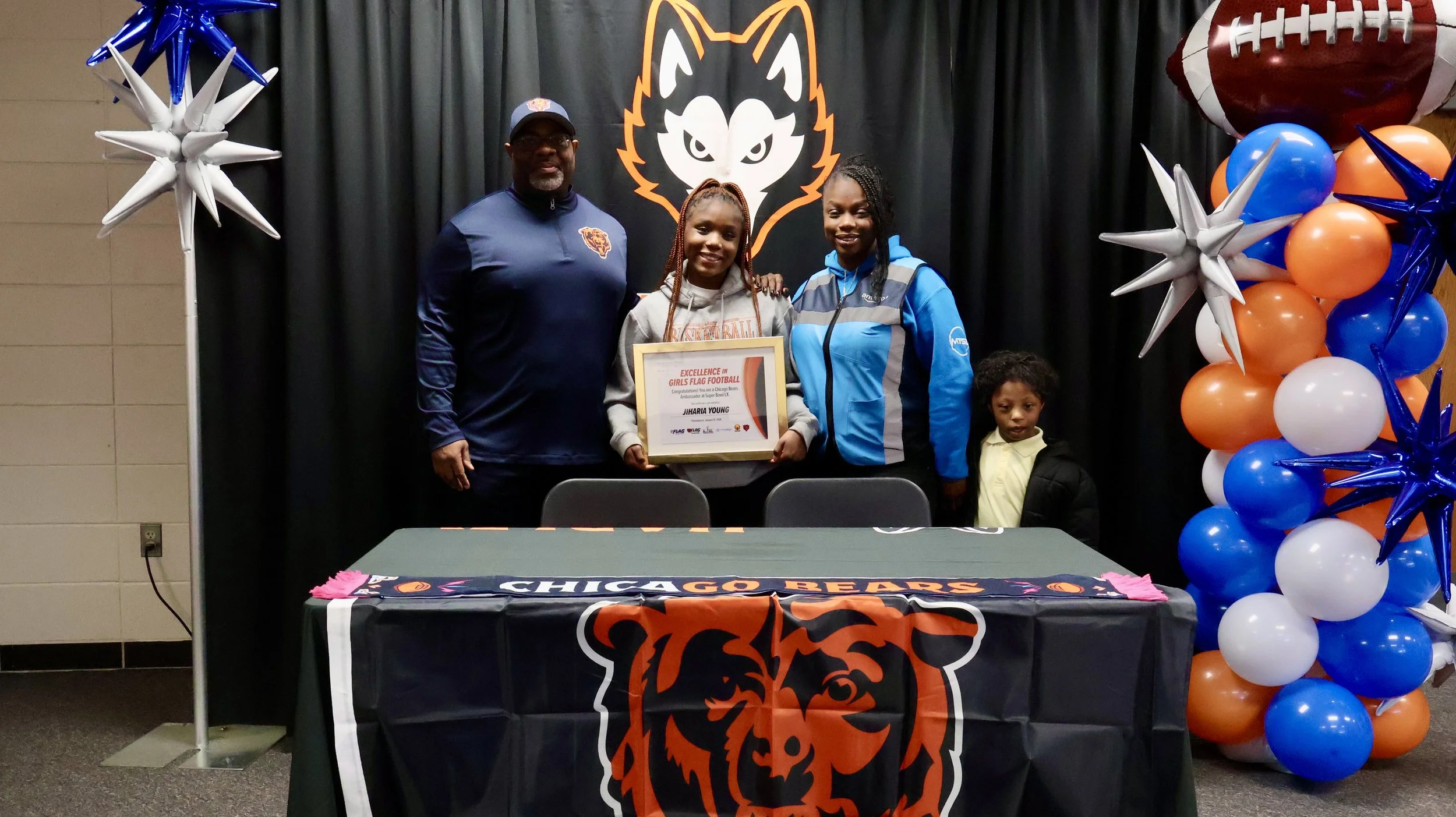 Harlem High School Senior Jiharia Young