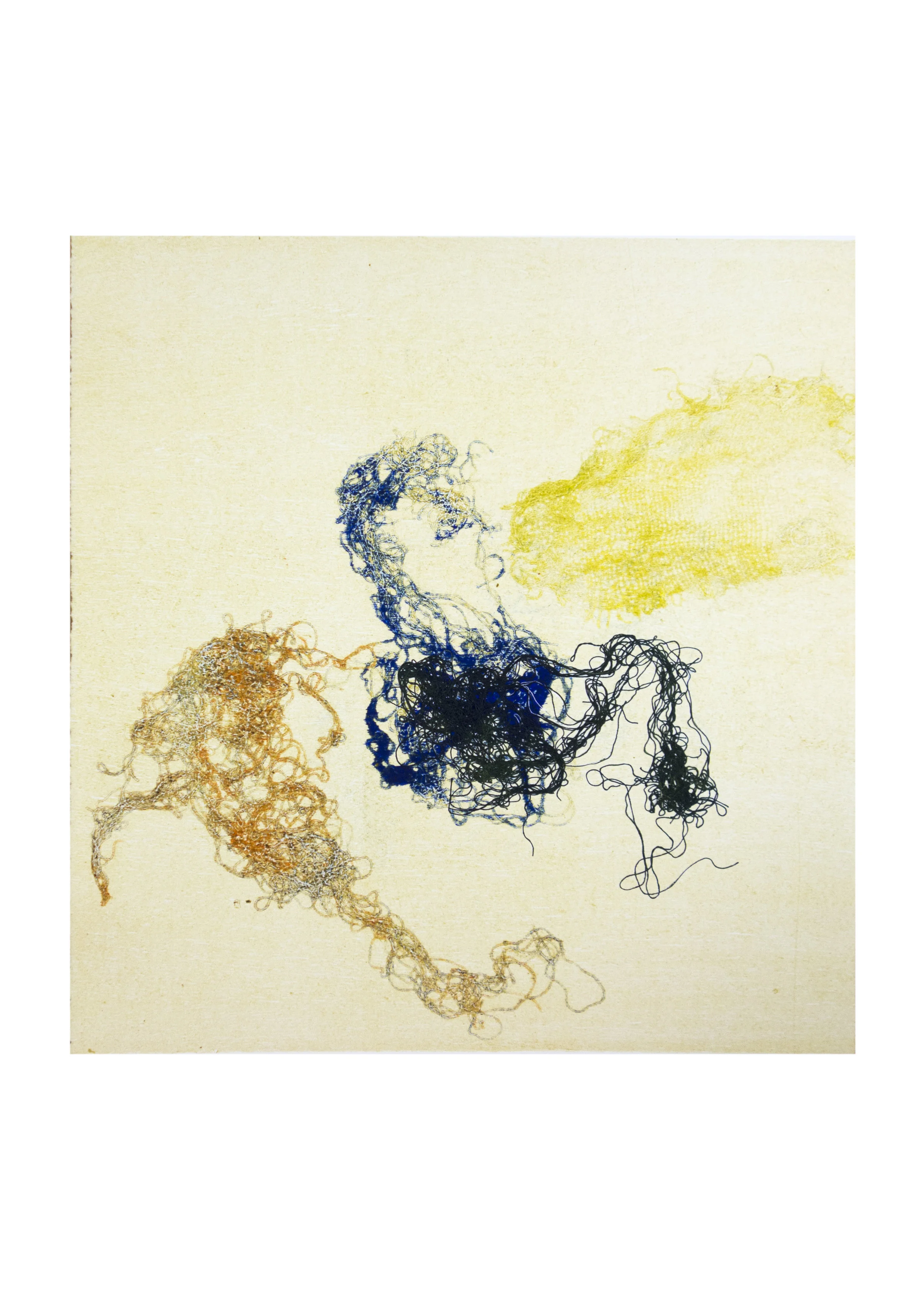 Cordelia, monoprint, image: 16" x 15"