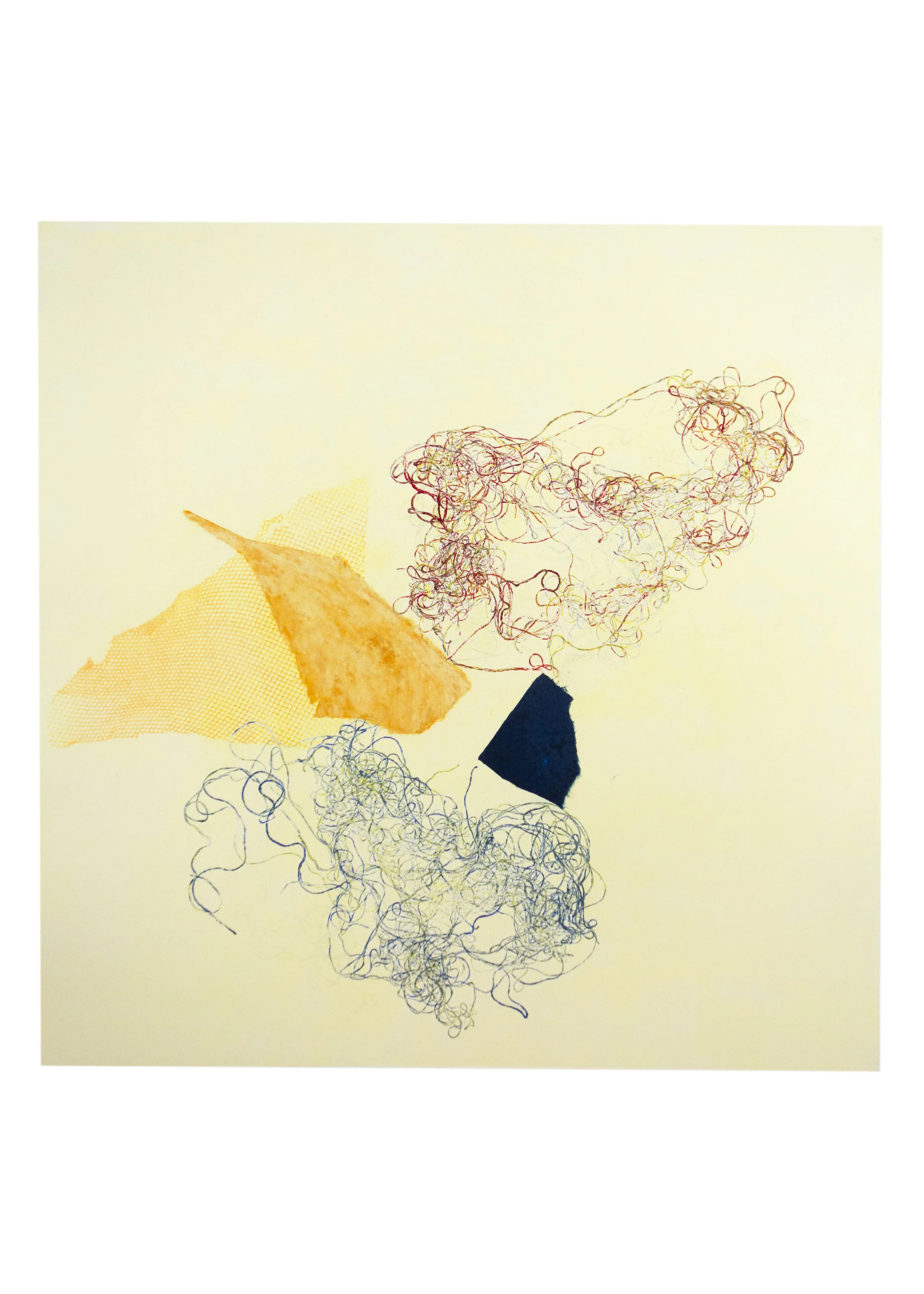 Janus, monoprint, image: 16" x 15"