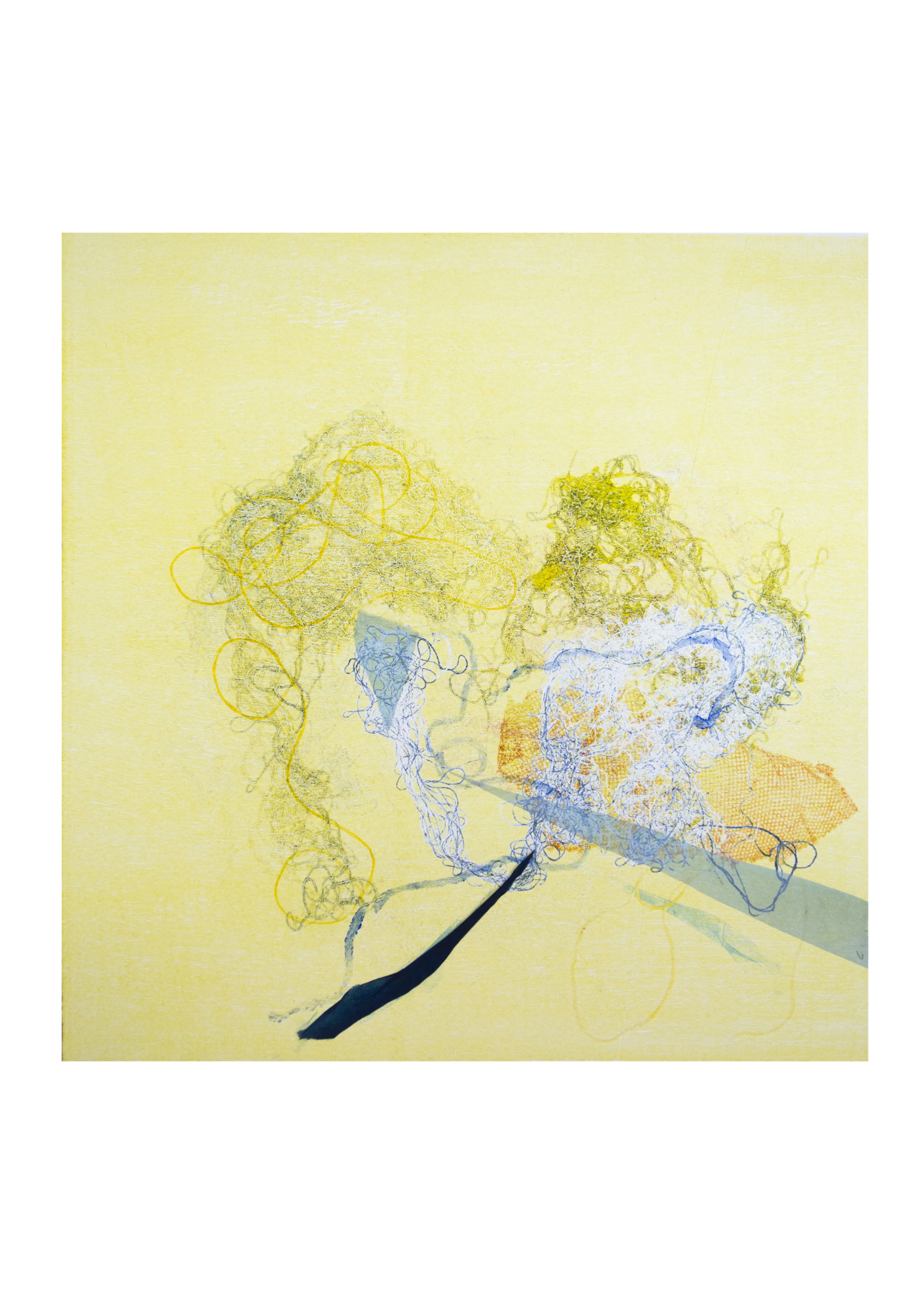 Aurora, monoprint, image: 16" x 15"