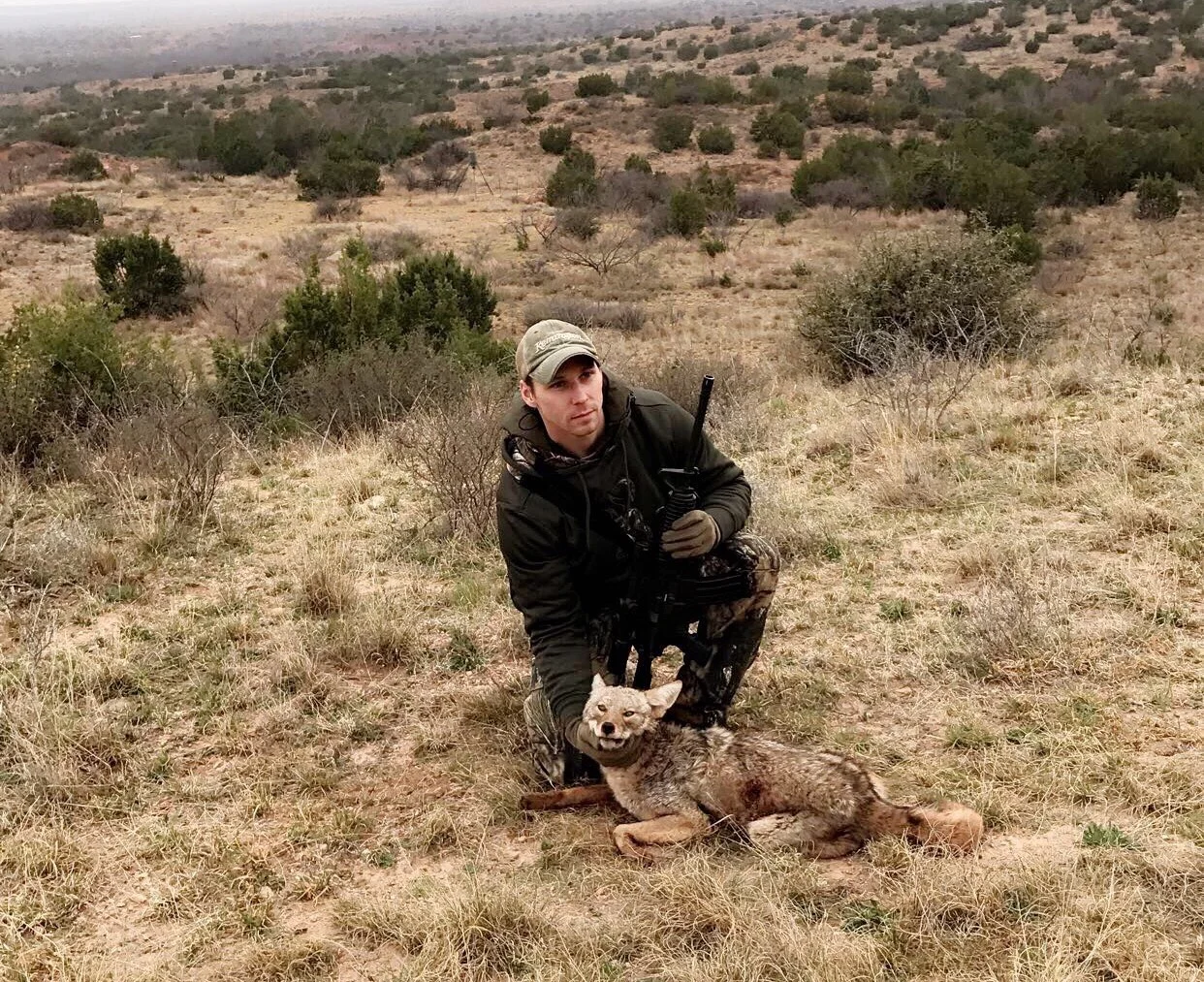 We took out Brad Deveau and two of his friends predator hunting. These guys are members of the Canadian Air Force and were stationed in New Mexico for a month. We gave them a break and got them out in the field to do some hunting. Thanks guys for your service!