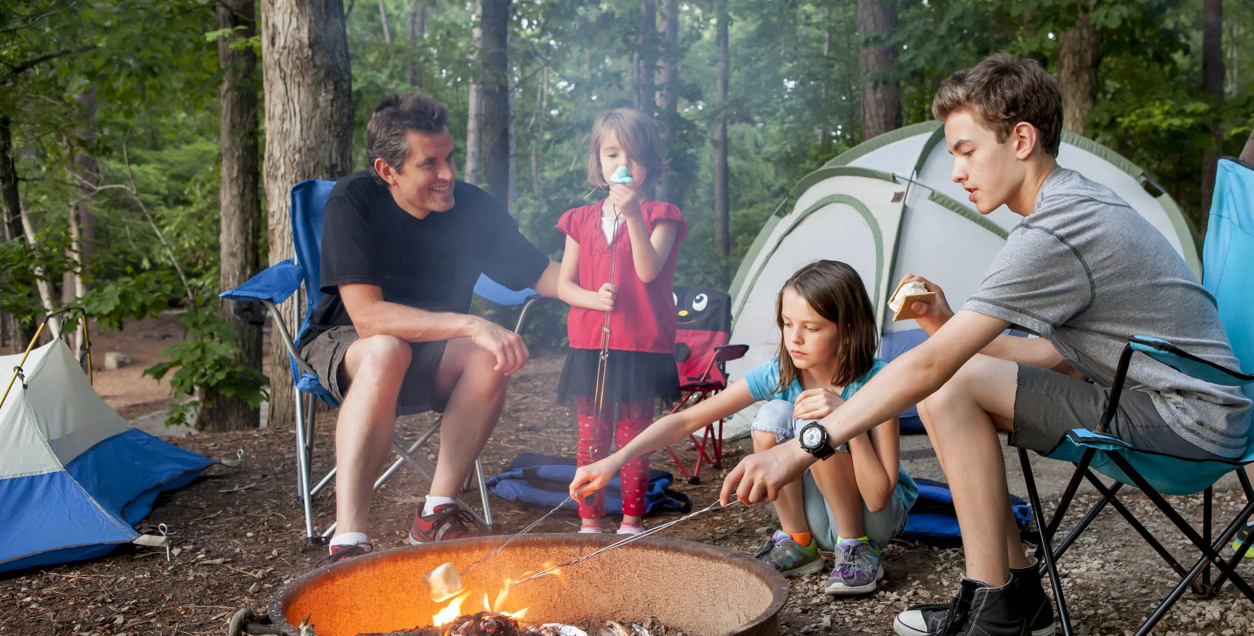 Camping with kids
