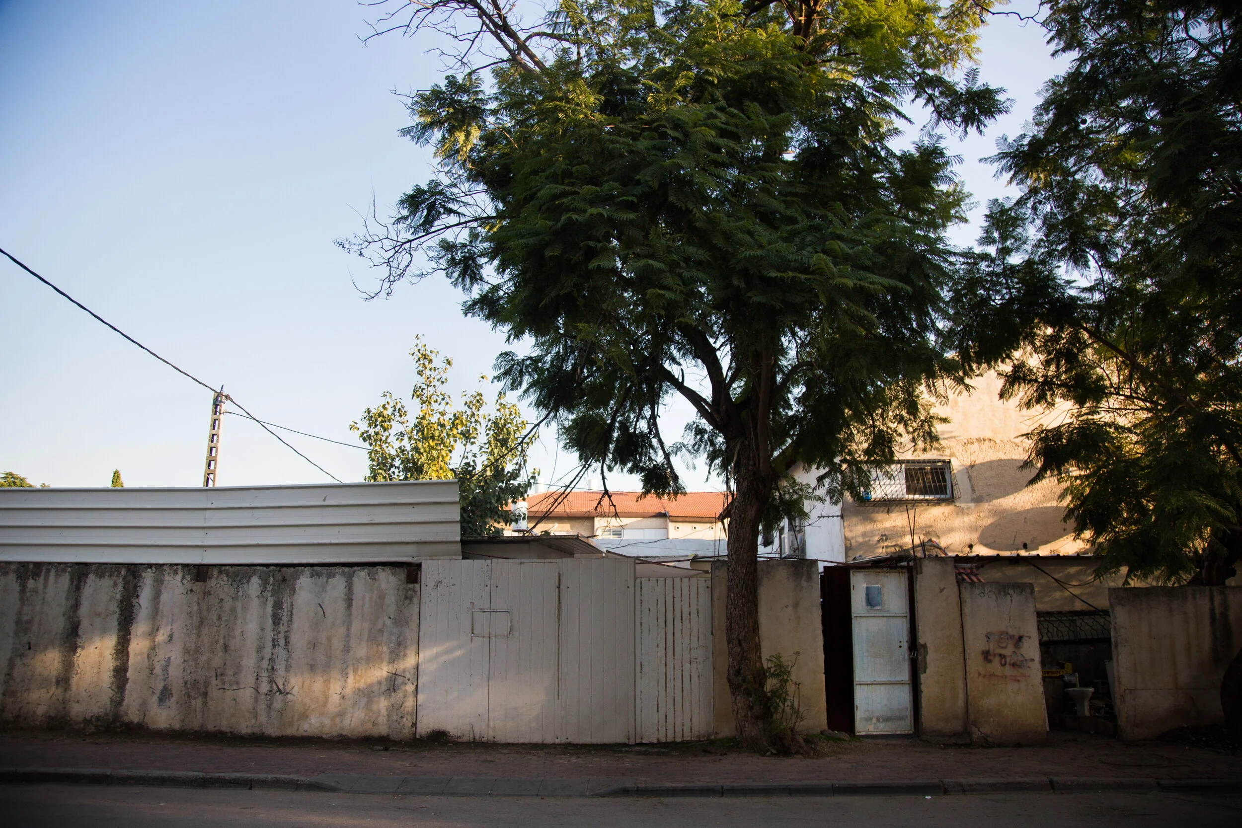 The white door leading into Tesfa.