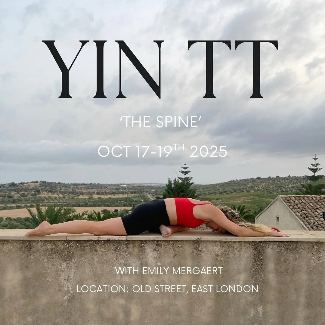 YIN Teacher Training &lsquo;The Spine&rsquo; - 30hr in East London, Oct 17-19th, 2025. 

We are so excited to see you in October, bookings are now live and going. For more info or to get in touch, head to link in bio. 

Journey to the Yin world with 