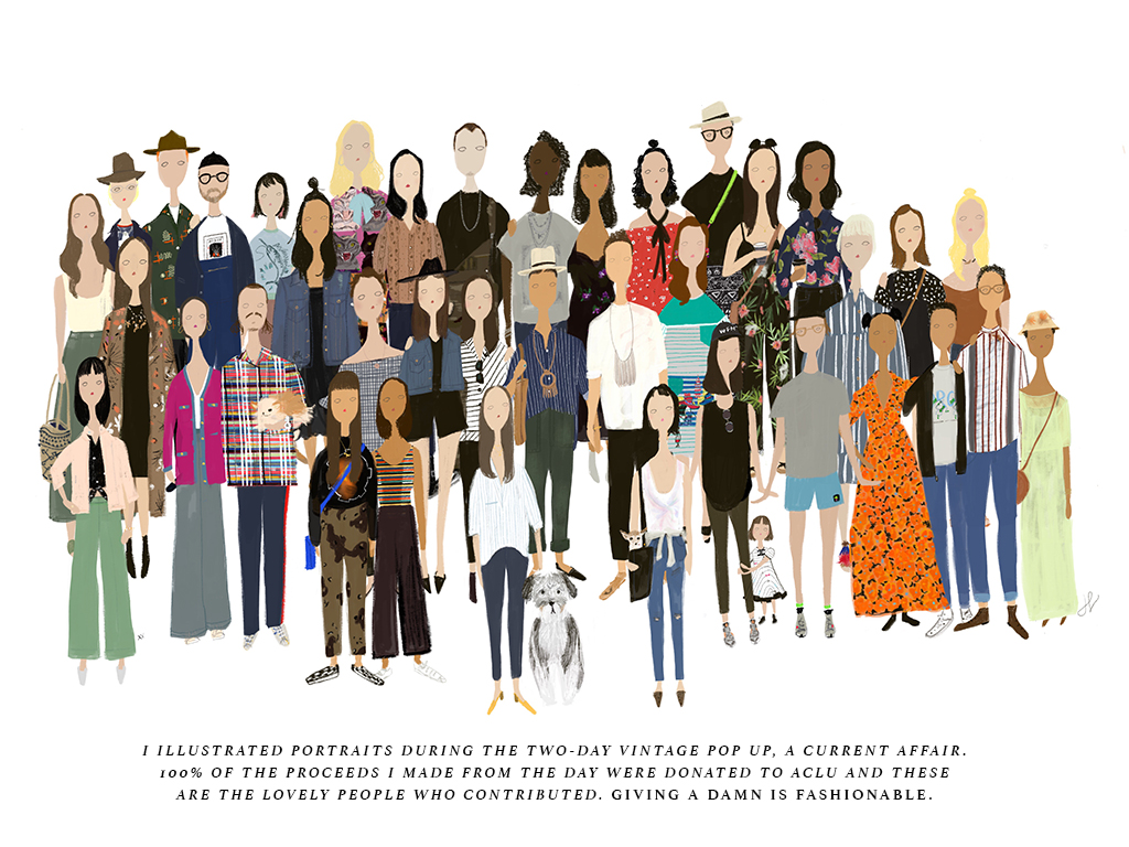 People Of Fashion for ACLU at A Current Affair