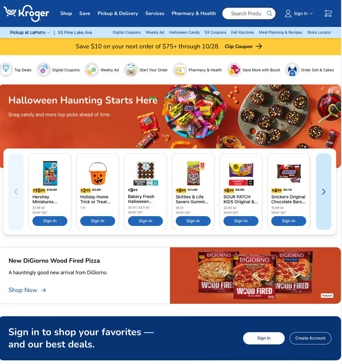 Kroger: No marketing about credit product
