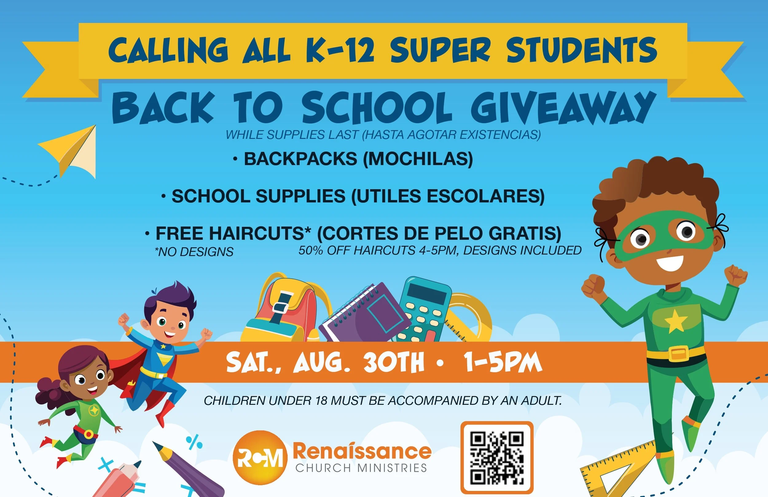 RCM BACK TO SCHOOL DRIVE