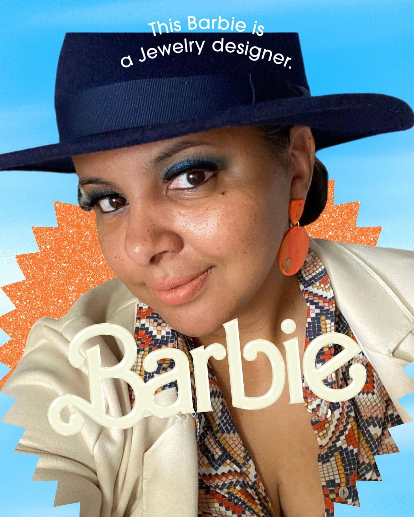Meet Barbie Glen 🤣🧡. I wanted to do this since the meme came out 🤣 Thank you @simplyartrageous for the link 🧡 ⁣
.⁣
.⁣
.⁣
.⁣
.⁣
#barbiemovie #barbiethemovie #barbie