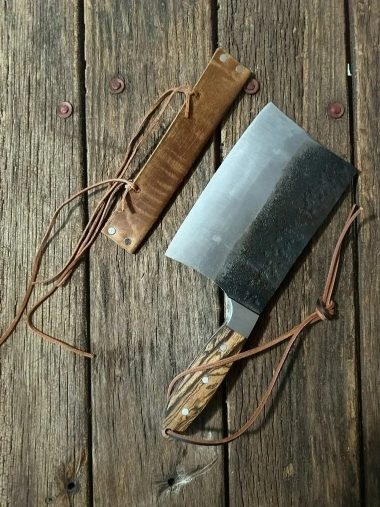 Hand Forged Bone Cleaver