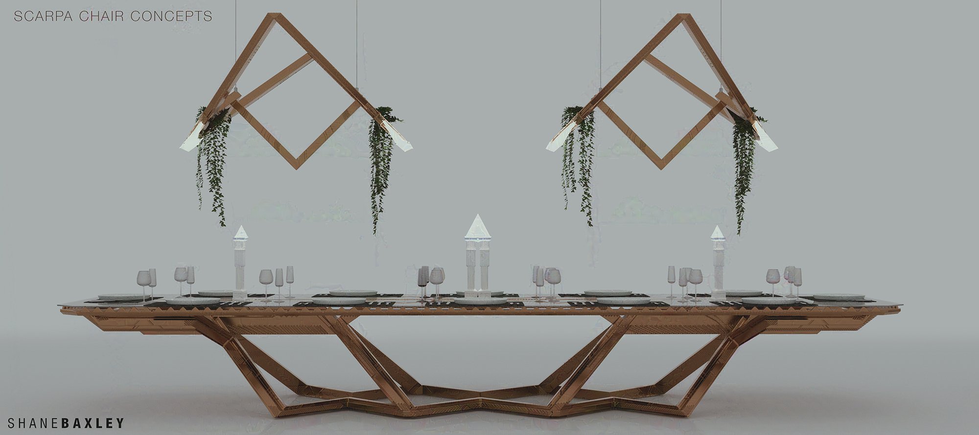 Scarpa Dining table design