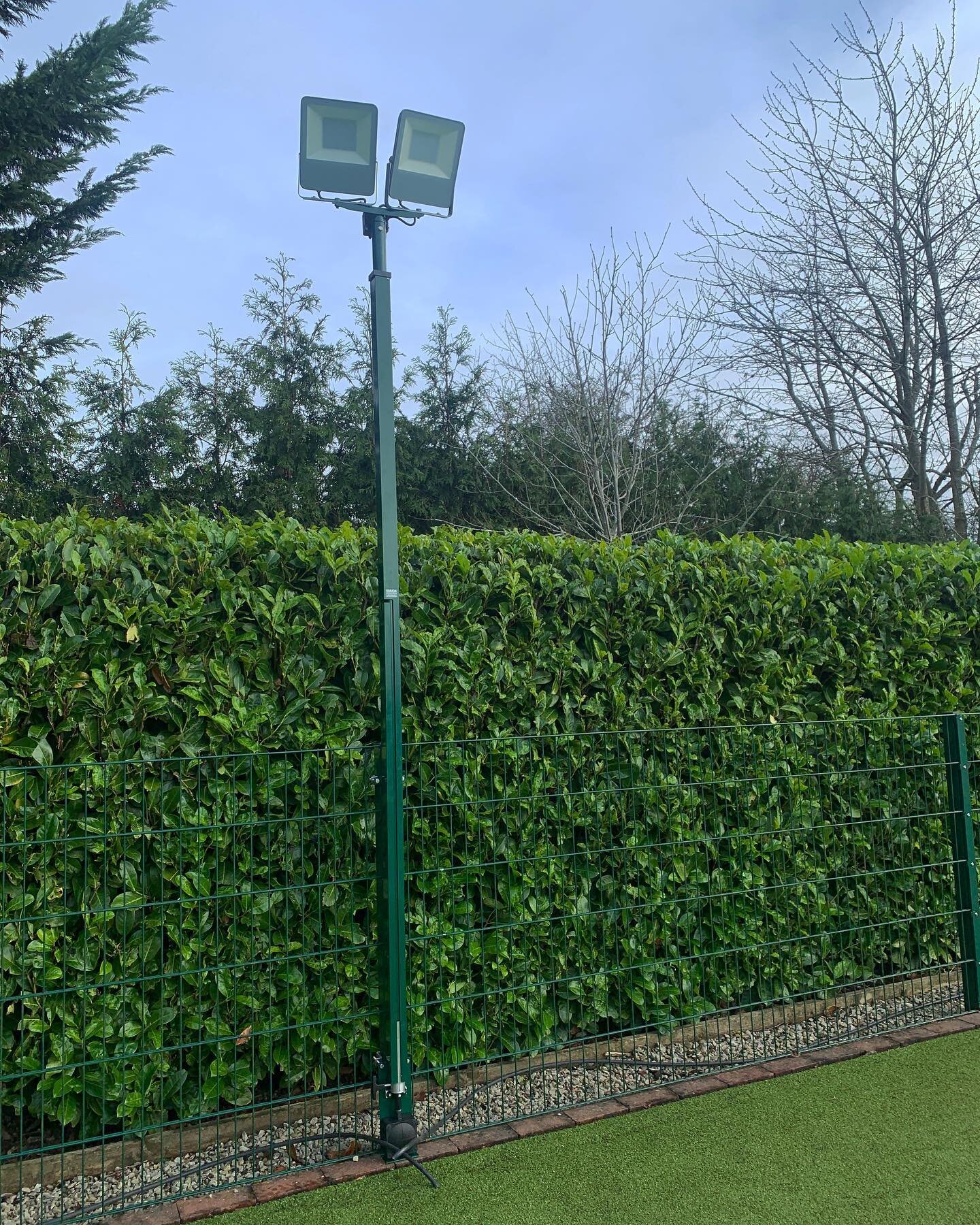 We loved how well our retractable units looked on this single court. 

Are you finding your time on the court shortened by the winter nights? 

If so, don&rsquo;t hesitate to get in contact for a free quote! 

#sports #lighting #tennis #mondaymotivat