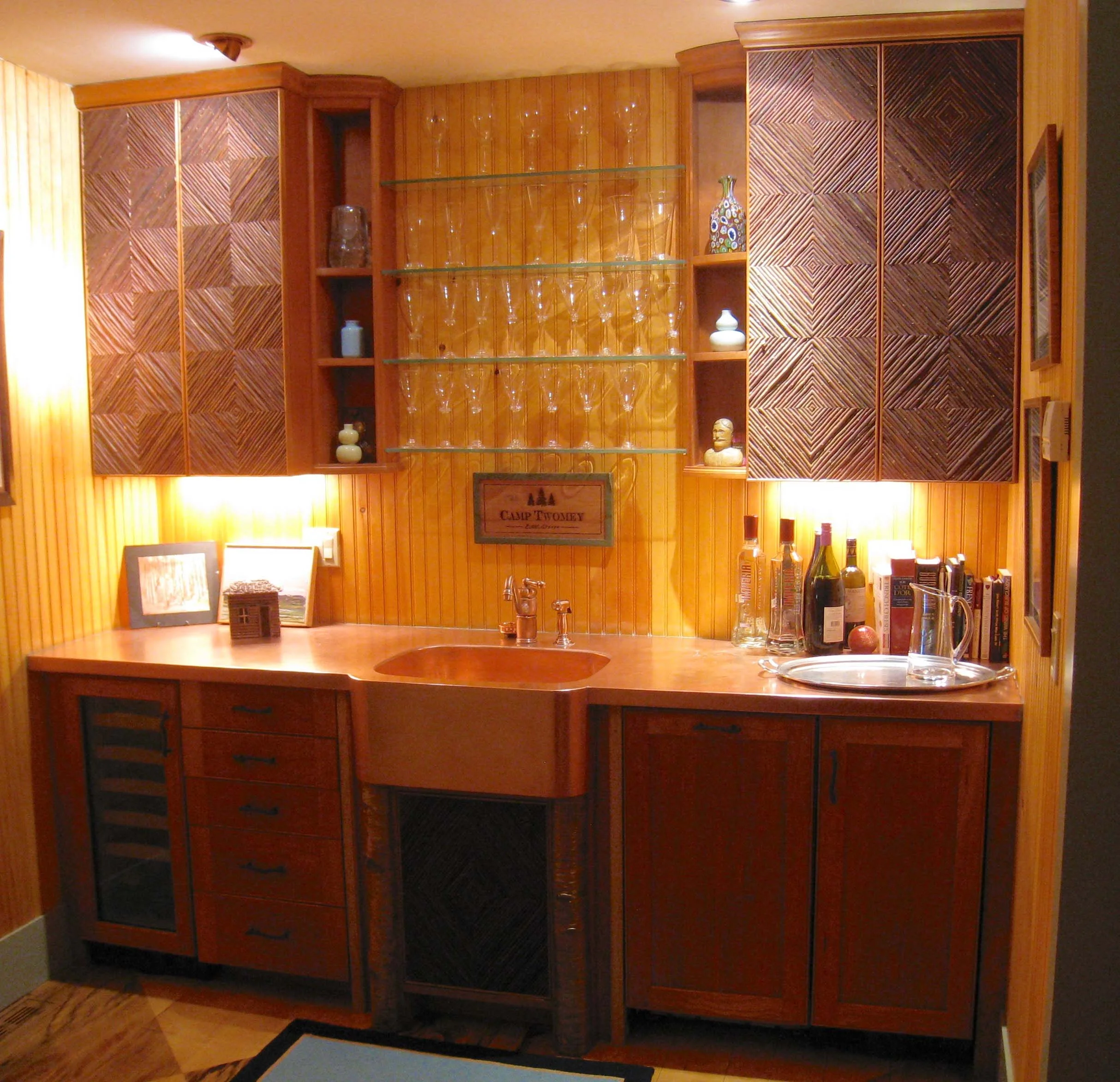 Adirondack wetbar
