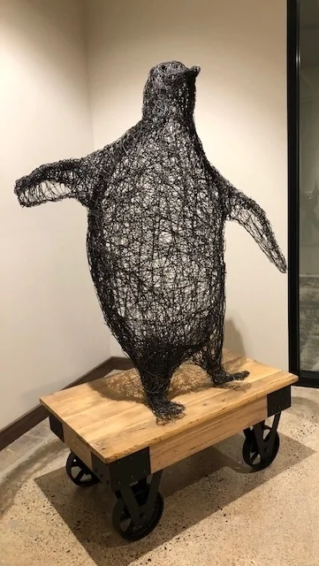 Commission for IMS Offices Petey the Penguin Artist Ben Kidd