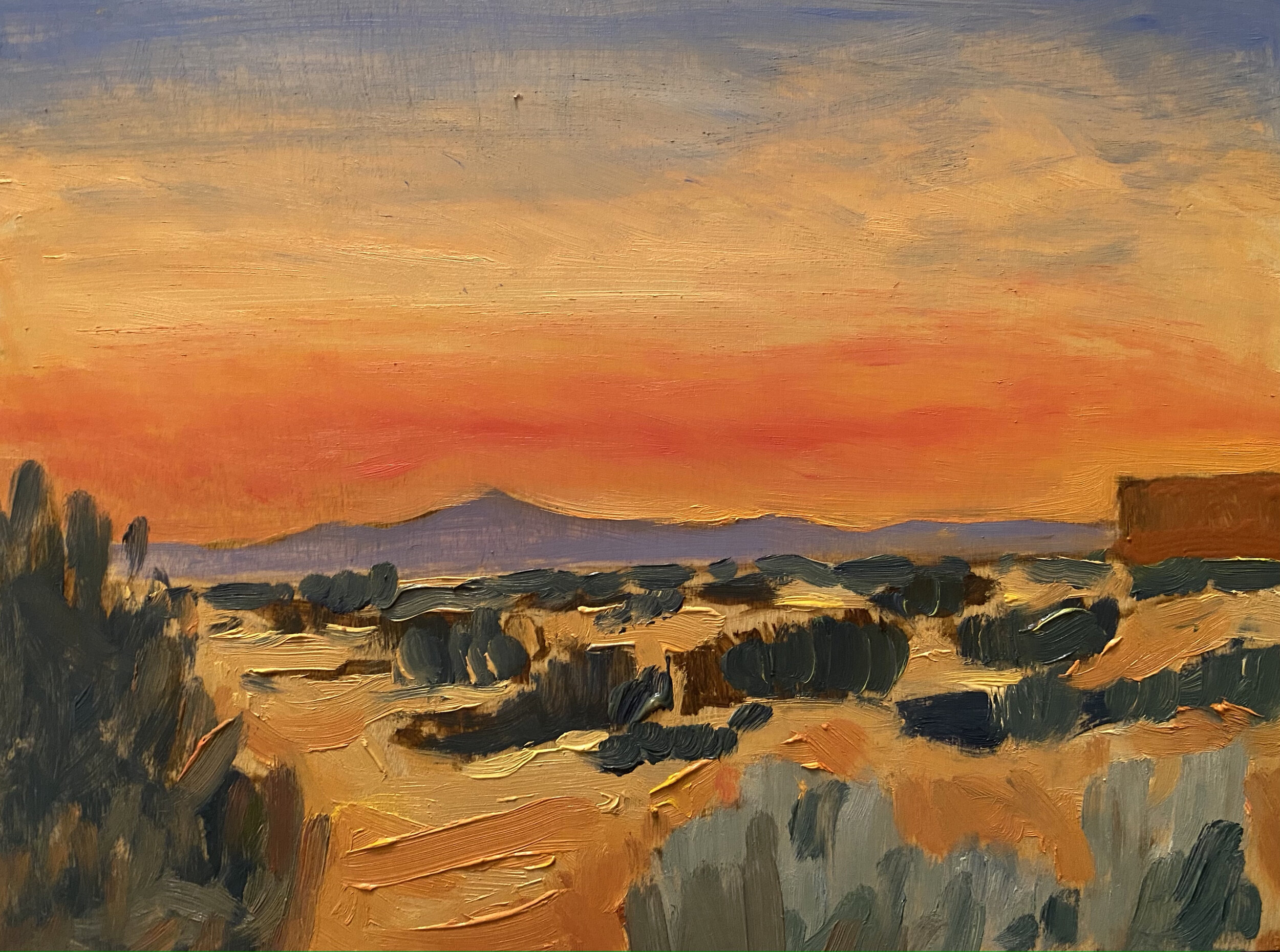 High Desert Sunset over Santa Fe
