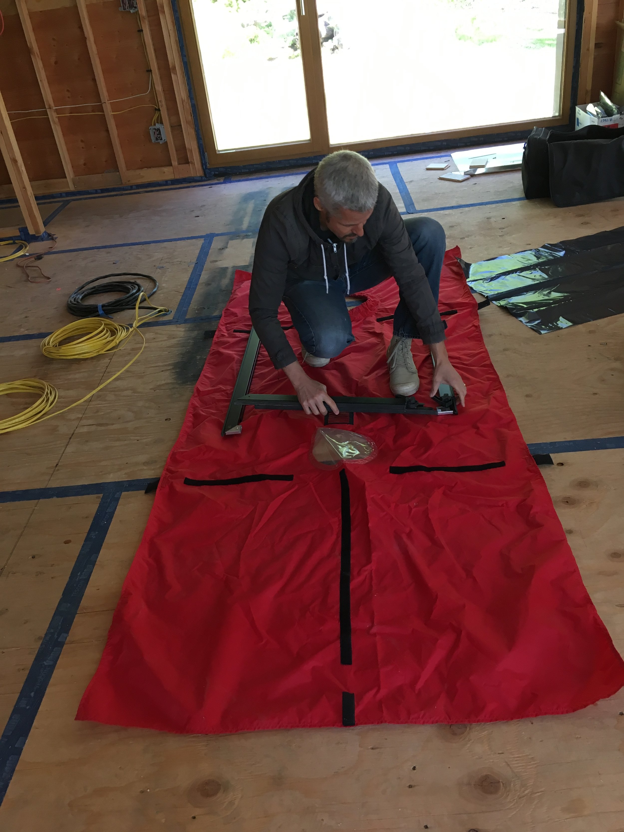 Blower Door Test Cover