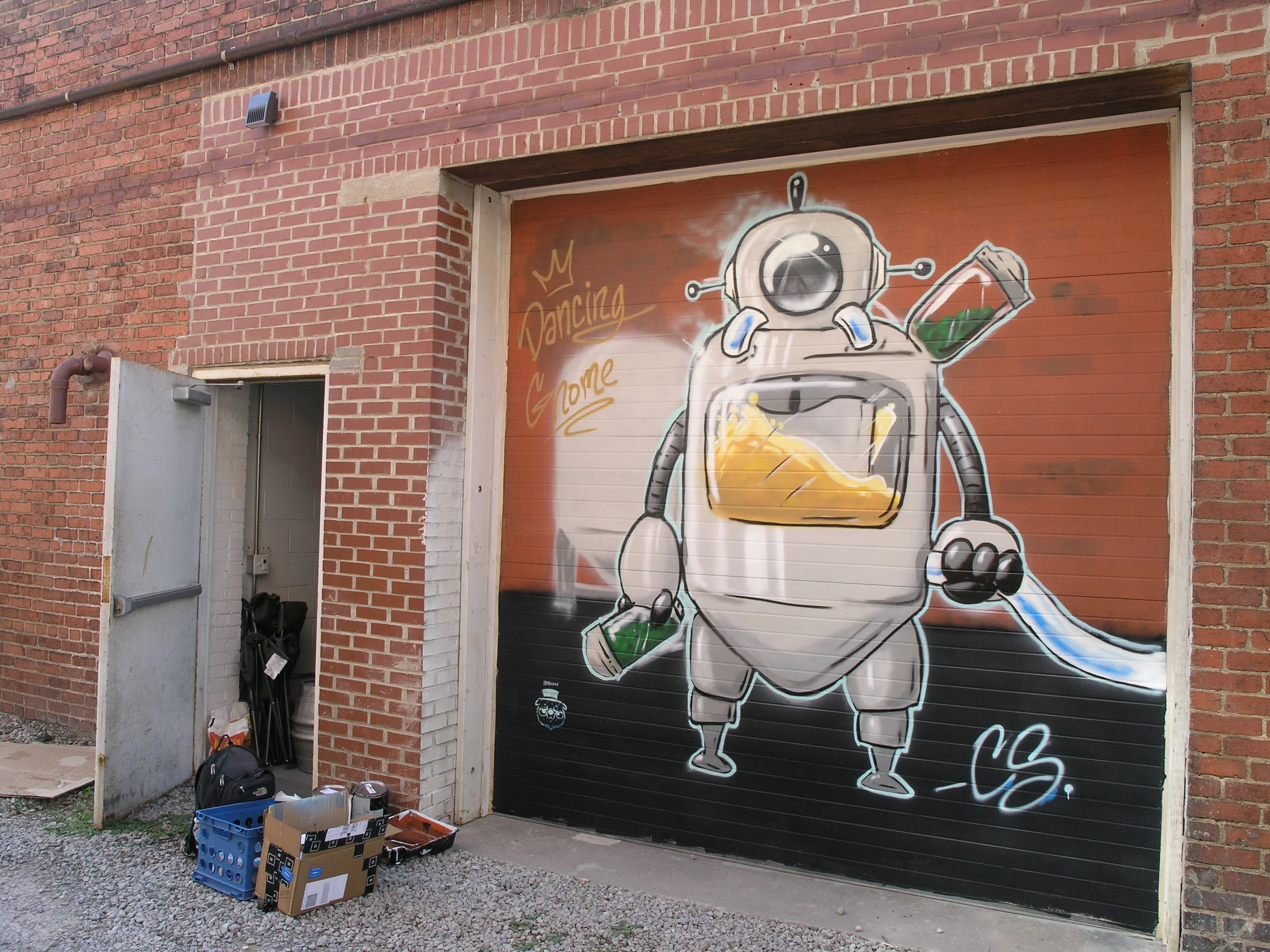 "Fermenter Bot" at Dancing Gnome Brewery